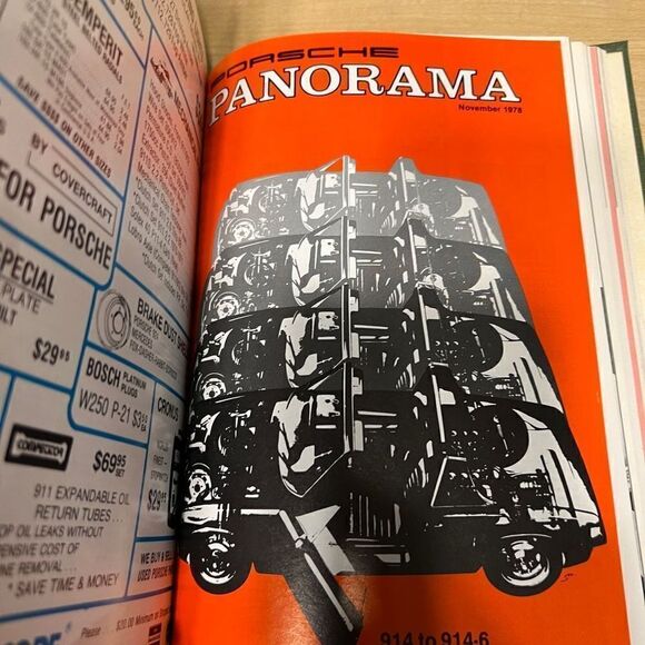 Porsche Panoramic Hardcover Bounded Magazines Vintage 1978 JAN-Dec  PCA - Picture 5 of 15